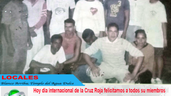 grupo de la cruz roja en Blanco Arriba