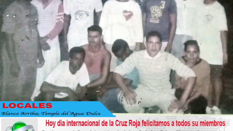 grupo de la cruz roja en Blanco Arriba